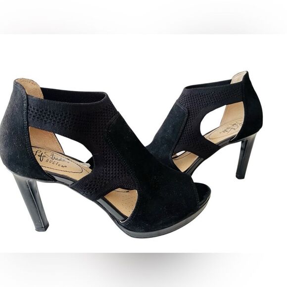 LifeStride Keiko Black Ankle Strap Sandals size 8. - Picture 3 of 10